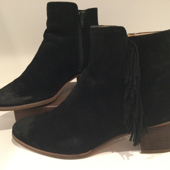 Banana Republic Western Style Ankle Boots Suede - Picture 12 of 13